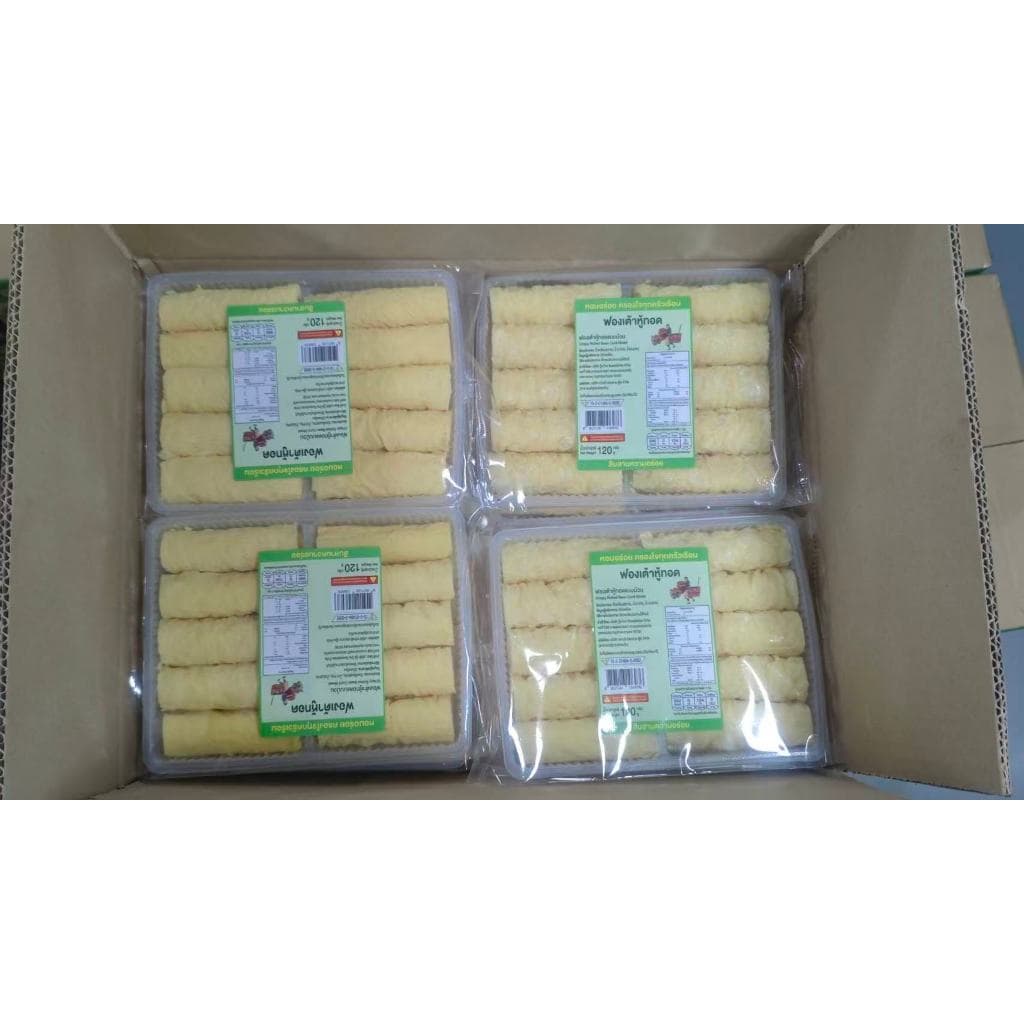 ฟองเต้าหู้ทอด1ลัง กรด AAA+ ขนาด120กรัม x 32 แพ็ค 120g ฟองเต้าหู้ม่วน ฟองเต้าหู้ เต้าหู้ หม่าล่า รูปที่ 8