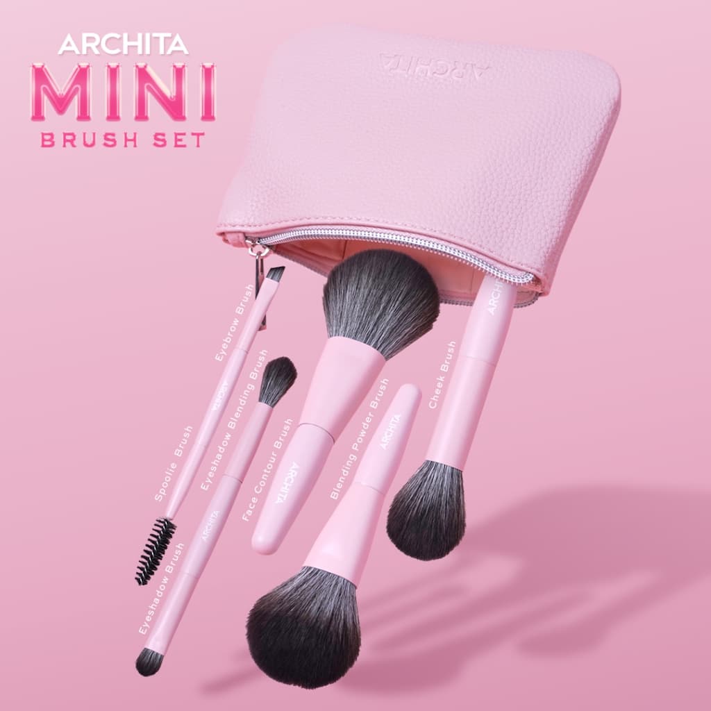ARCHITA-MINI BRUSH SET เซ็ตแปรงแต่งหน้าขนาดพกพา รูปที่ 2