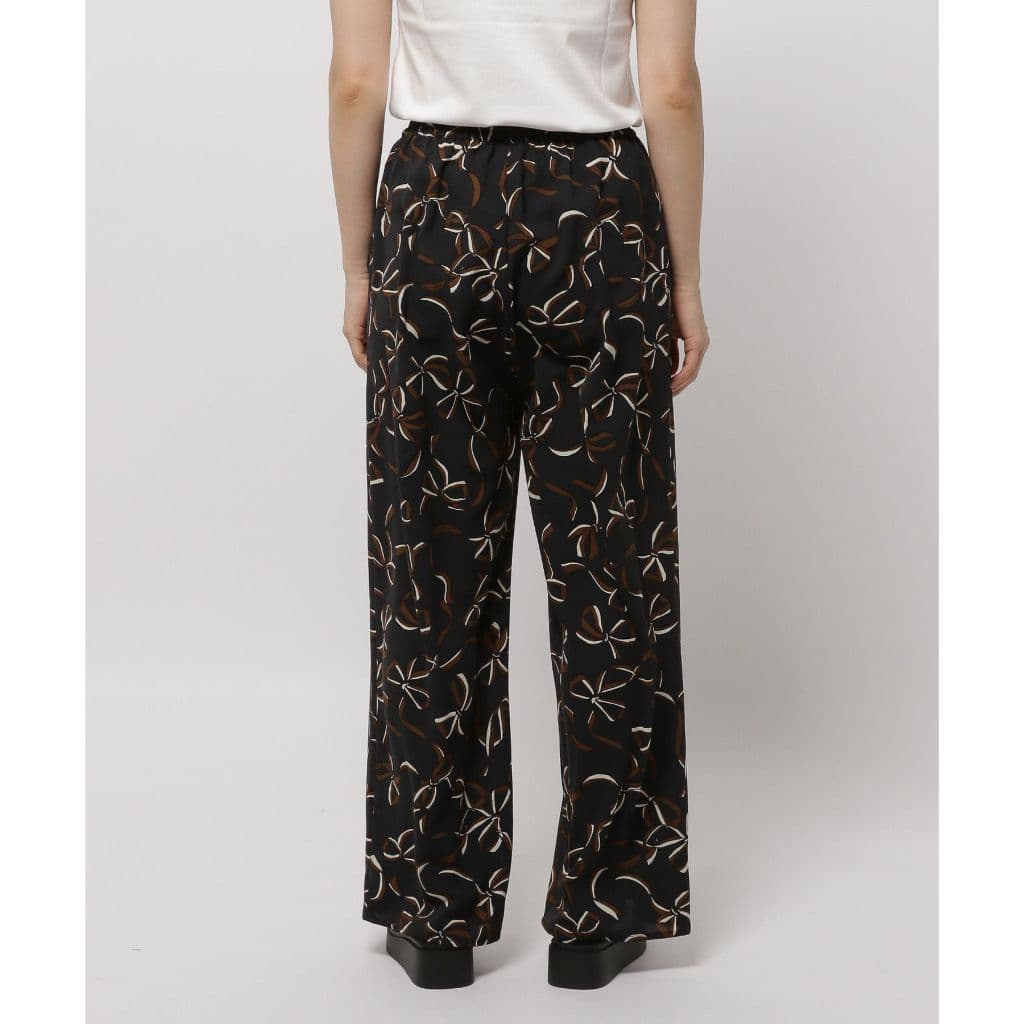 niko and ... กางเกงพิมพ์ลายวินเทจ เรียบลื่น Retro print loose-fitting pants รูปที่ 6