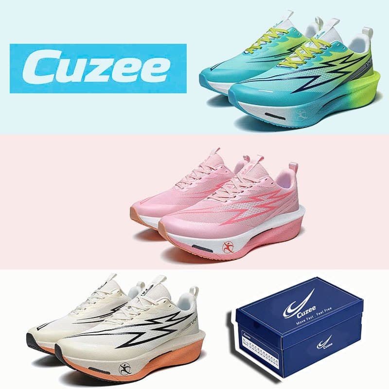 Cuzee รองเท้าวิ่งน้ำหนักเบา รองรับแรงกระแทก ระบายอากาศ กันลื่น รองเท้ากีฬาสำหรับชายหญิง เหมาะสำหรับนักเรียน