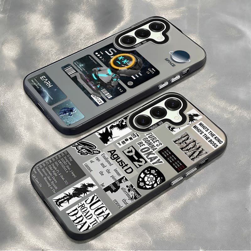 เคสมือถือ For iPhone 17 Air 13 11 15 Pro Max 16 14 12 Pro Max 7 8 Plus XR X XS Max SE 2020 เคสโทรศัพท์ IMD สีสันสดใส รูปที่ 1