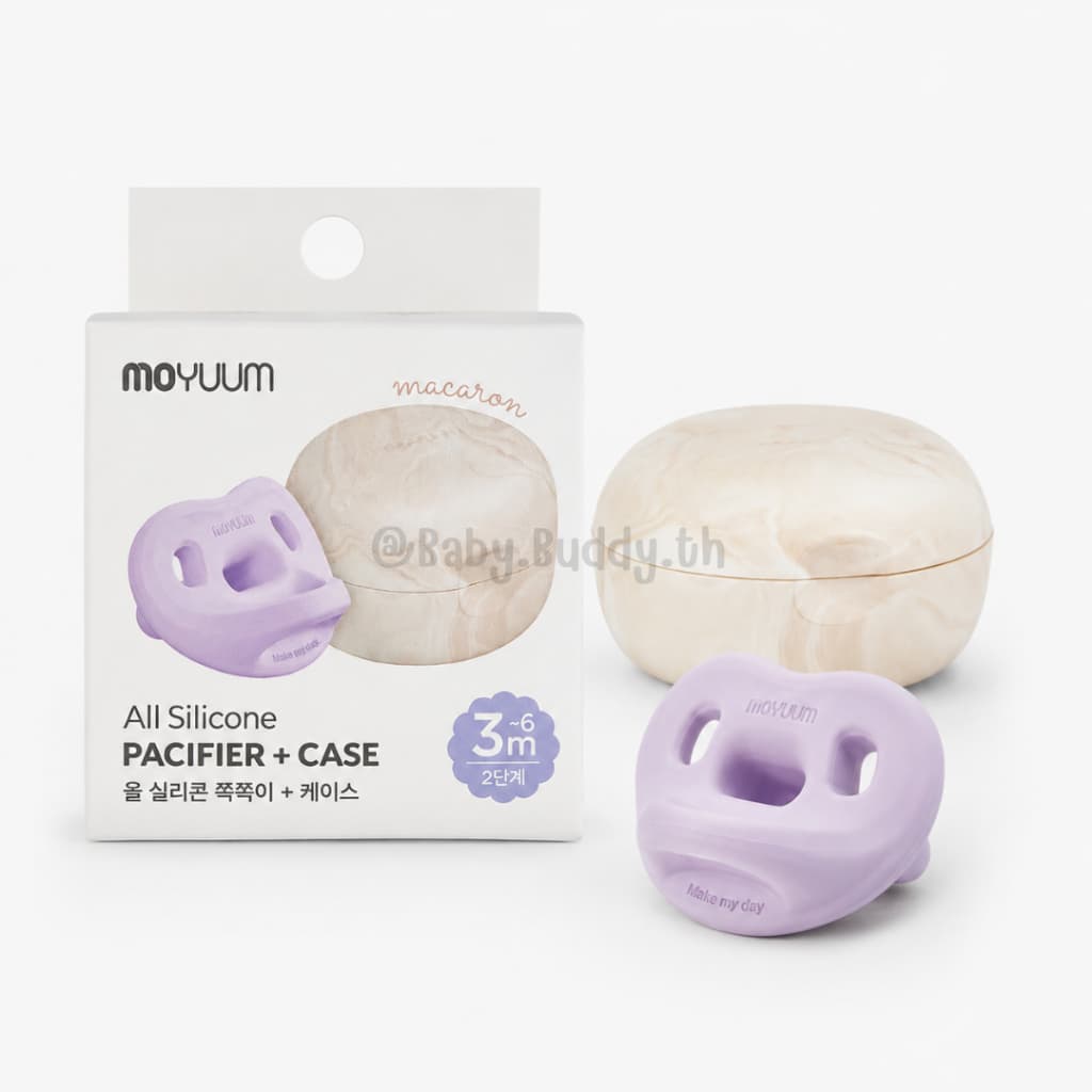 ส่งทันที!! MOYUUM จุกหลอกซิลิโคนทั้งชิ้น รุ่น Macaron รูปที่ 3
