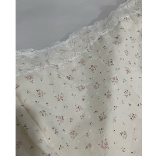 Grace top (สี pure ไม่มีซับใน, สี Petal Baby baby bouquet มีซับใน) รูปที่ 9