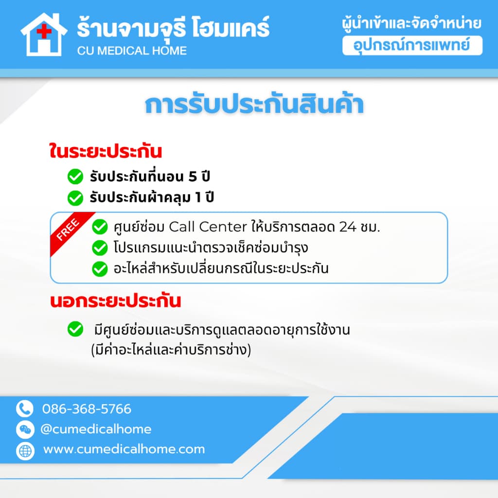Devilbiss ที่นอนโฟมป้องกันแผลกดทับ รุ่น Gravimed Simplexx 1 Layer ระดับปานกลาง รับประกันศูนย์ไทย 5ปี รูปที่ 7
