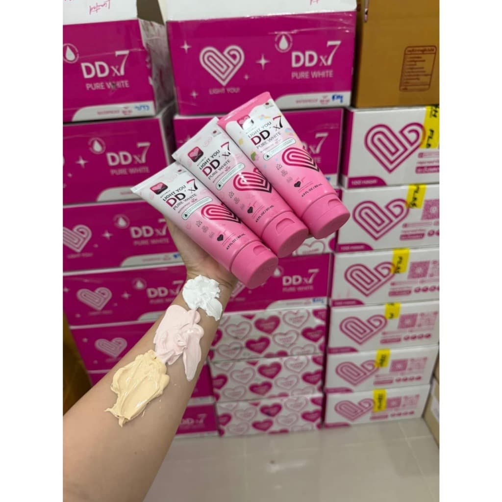 DDX7 โทนอัพผิว มีให้เลือก 3สี Light You DD X7 Pure White Body Cream 80ml. รูปที่ 4