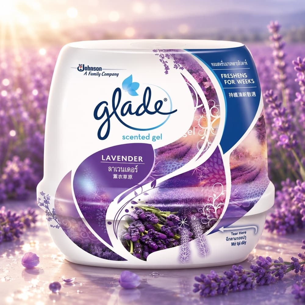 Glade เจลปรับอากาศ 180-320G Ocean | Lavender รูปที่ 4