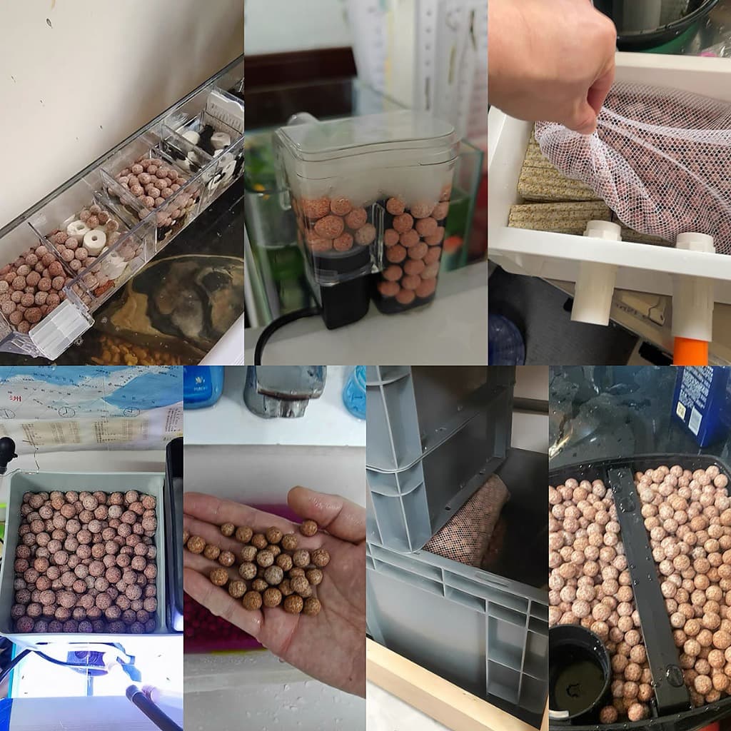 วัสดุกรอง เซรามิกบอล 500g/1kg วัสดุกรองเซรามิค มีเดีย miniball ขนาดเม็ด1cm ลูกเล็กใส่กรองแขวนได้สบาย รูปที่ 9