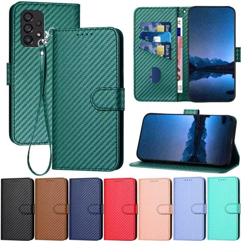 เคสฝาพับ แคบล่า มีล็อค สำหรับSamsung A12 M12 A52 A52S A23 A22 5G A53 A73 A13 4G A32 5G S21FE A02S A03S A04sเคสมีแม่เหล็ก รูปที่ 6