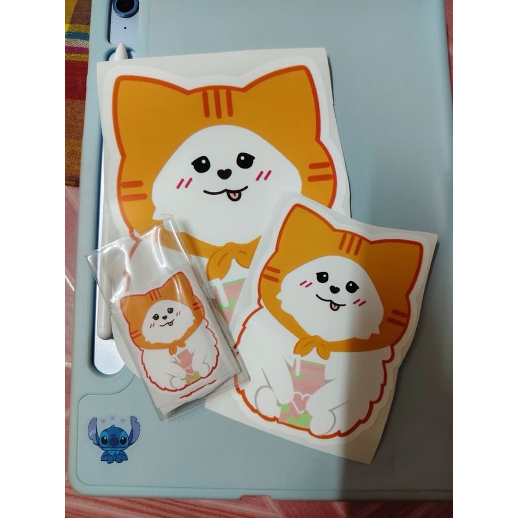 สติกเกอร์ขนาดใหญ่10-15cm **มีของทุกคน** pondphuwin perthsanta williamest skynani juniormark emibonnie jimmysea forcebook รูปที่ 2