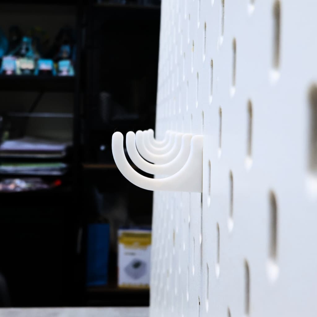 IKEA Skadis Minimal Hook เซ็ตขอแขวน ชุดตะขอแขวนสกัวดิสสไตล์มินิมอล Hooks for IKEA Skadis รูปที่ 5