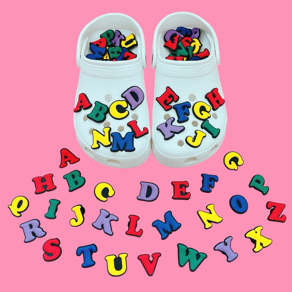 ตัวติดรองเท้ามีรูตัวอักษรA-Z สินค้าส่งจากไทย รูปที่ 1