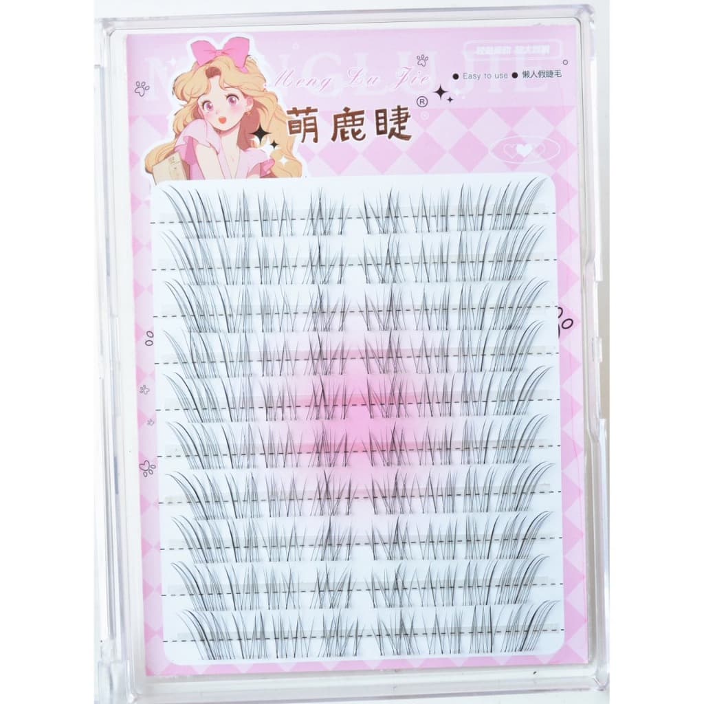 ขนตาปลอม รุ่น LI YIN ขนตาปลอมแบบช่อ ยาว 8-12mm มีแถบกาวในตัว กาวพรีเมี่ยม ติดแน่น เบาสบายตา คีบง่ายไม่เสียทรง ใช้ซ้ำได้ รูปที่ 8