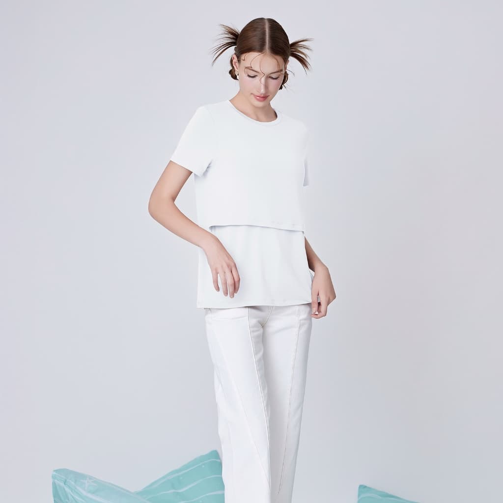 Nitan เสื้อให้นม Mabel Maternity and Nursing Top รูปที่ 6