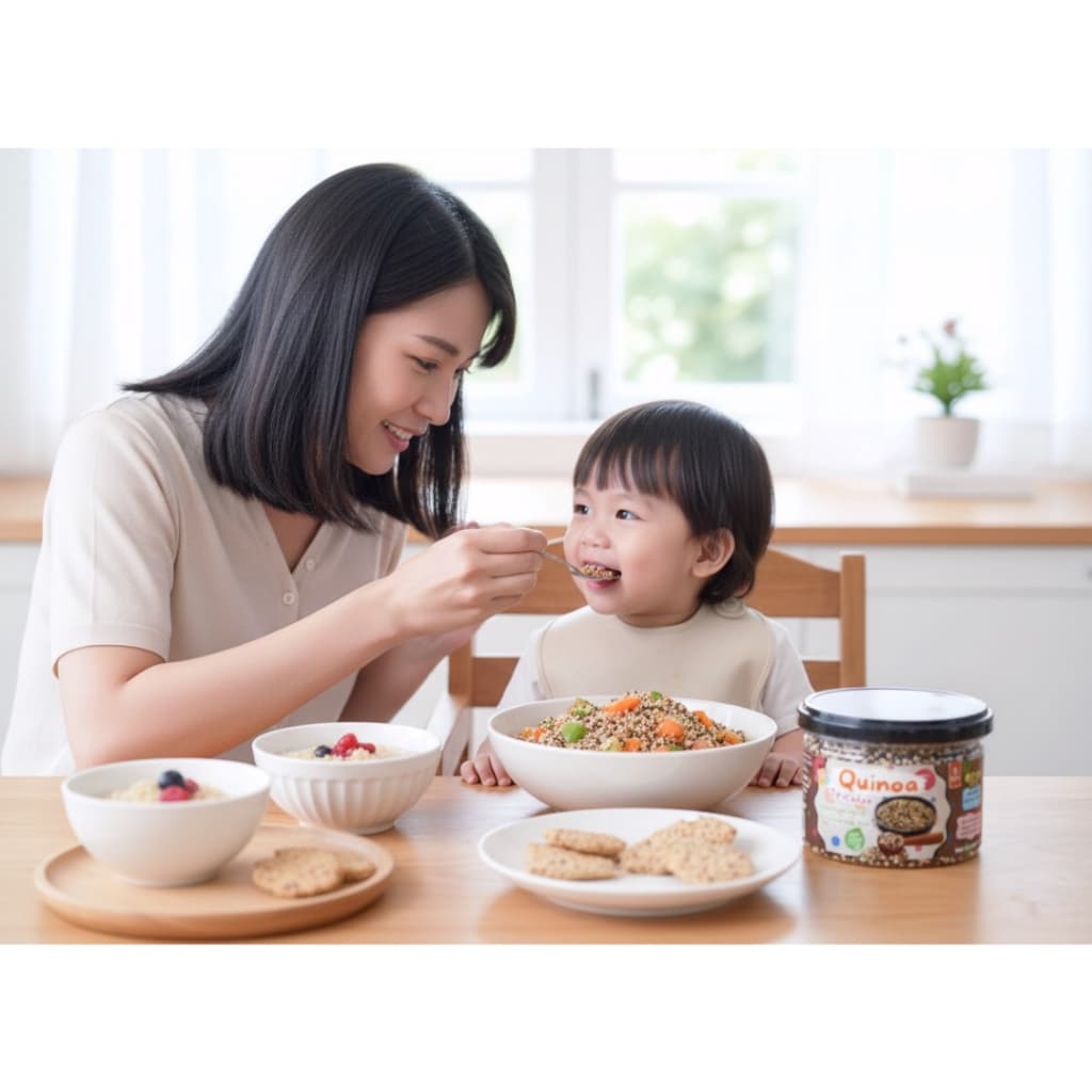 Good Babyfood ควินัว 3 สี ผลิตภัณฑ์จากธรรมชาติ 100% รูปที่ 5