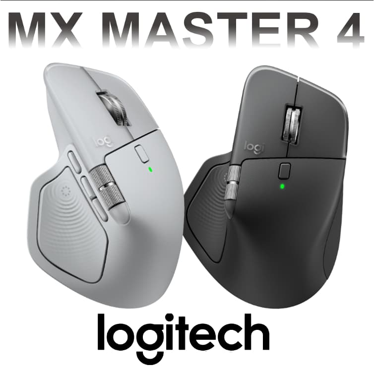 ขายดี เมาส์ไร้สายLogitech MX Master 4 Ergonomic Wireless Mouse รูปที่ 1