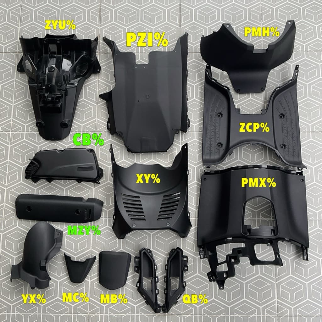 TKD พลาติก ชิ้นดำ แท้เบิกศูนย์ รวมเลือกซื้อ HONDA GIORNO Giorno+ ปี 23-25 รูปที่ 2