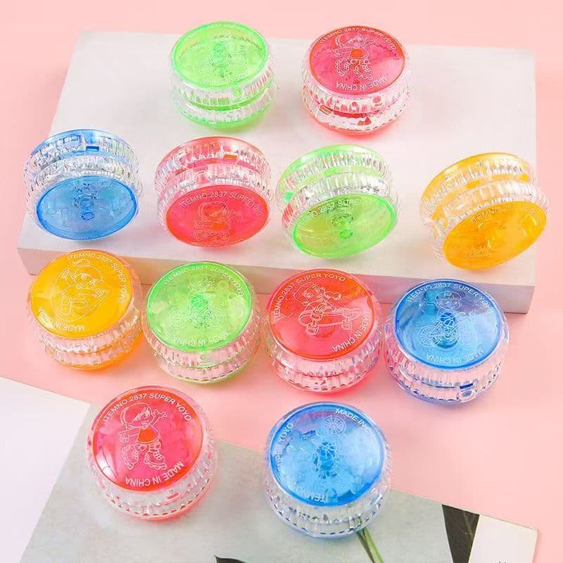 YOYO ของเล่นโยโย่เรืองแสง โยโย่ ลูกดิ่งโยโย่ ของเล่น ของเล่นเด็ก ของเล่นเด็กผู้ชาย ของเล่นเด้งดึ่ง รูปที่ 6