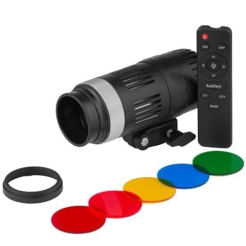 สปอตไลท์ถ่ายภาพRGB LED+ขาตั้ง2.1m +รีโมทควบคุมไฟรุ่น YM-80/ RGB5สี/ CRI ra95+ LED Photographic Spotlight RGB รูปที่ 8