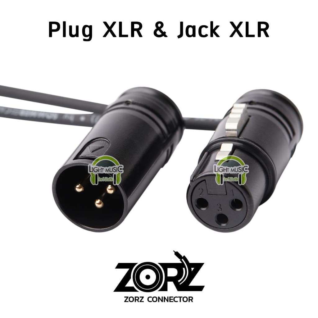 Plug XLR to Jack XLR Right Angle Sommer SC-Isopod LS-ZR8ISO สายไมค์สำเร็จ หัวแจ็คงอ 90° Zorz สายไมค์ สายสัญญาณสำเร็จ รูปที่ 3