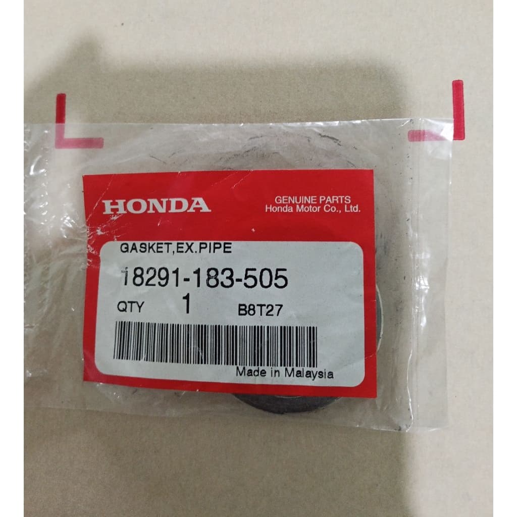 ปะเก็นคอท่อไอเสีย NOVA-RS, DASH, TENA, BEAT แท้เบิกศูนย์ 18291-183-505 รูปที่ 2