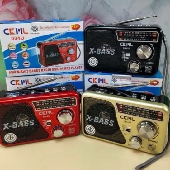 CKLวิทยุรุ่น004U รองรับUSB/Micro USB/FM-AM ขนาดพกพาสะดวก ชารจ์เก็บไฟในตัวได้ ใช้งานง่าย รูปที่ 7