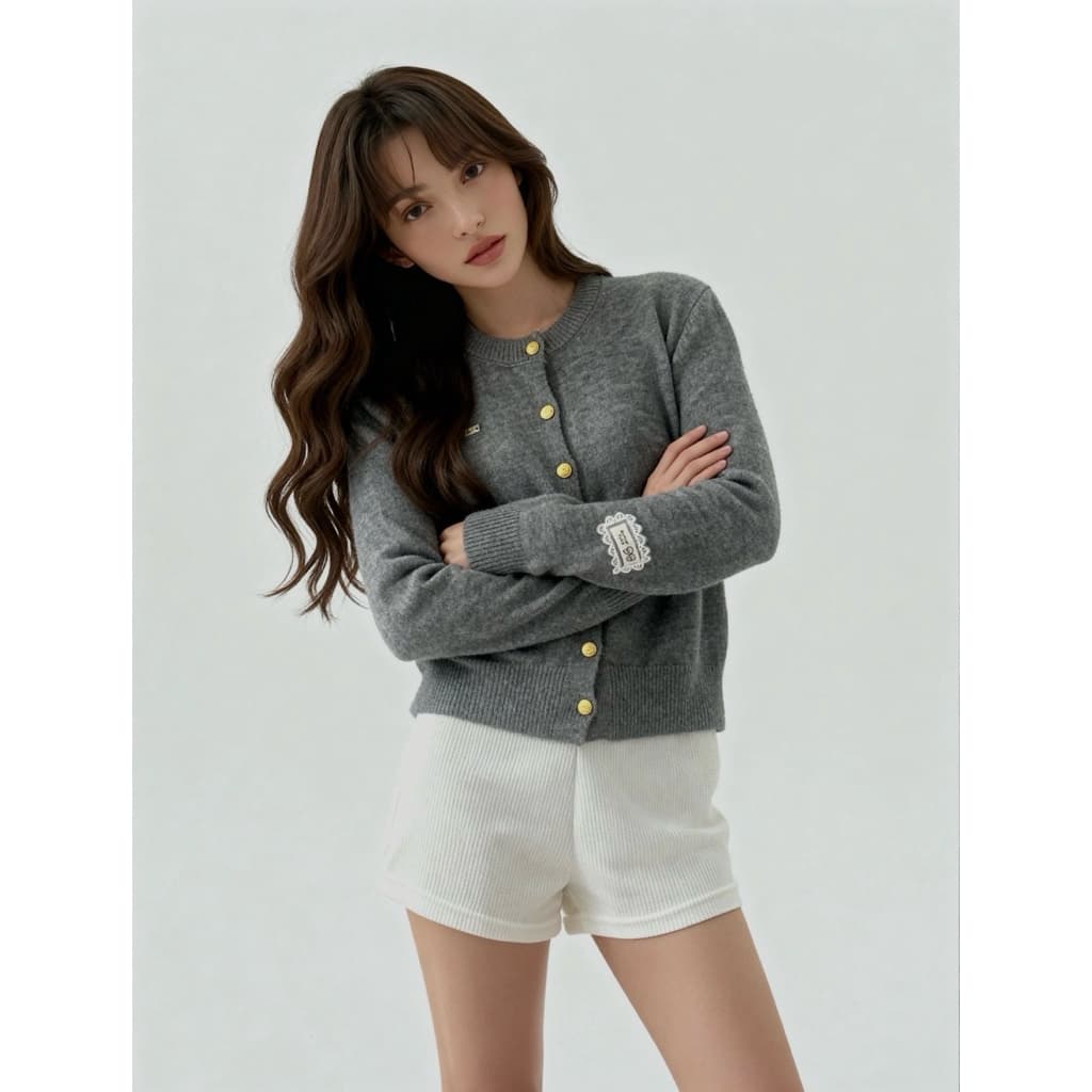 | summer.cold - basic cardigan รูปที่ 7