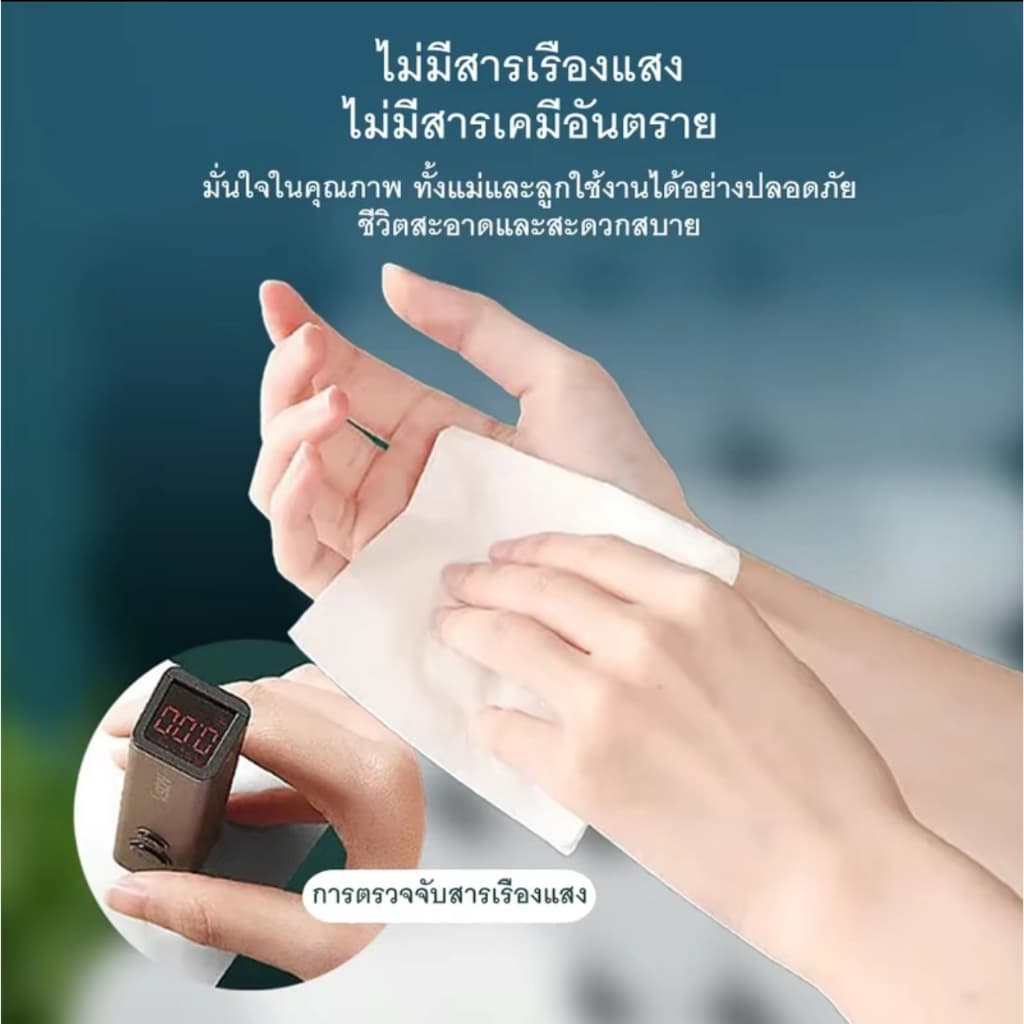 ซื้อ 1 แถม 2 ทิชชู่ยกลัง30ห่อ!!!กระดาษทิชชู่ กระดาษชำระ กระดาษทิชชู่เช็ดหน้า ทิชชู่เช็ดมือ 1ห่อ440 แผ่น หนา5ชั้น 30ห่อ รูปที่ 8