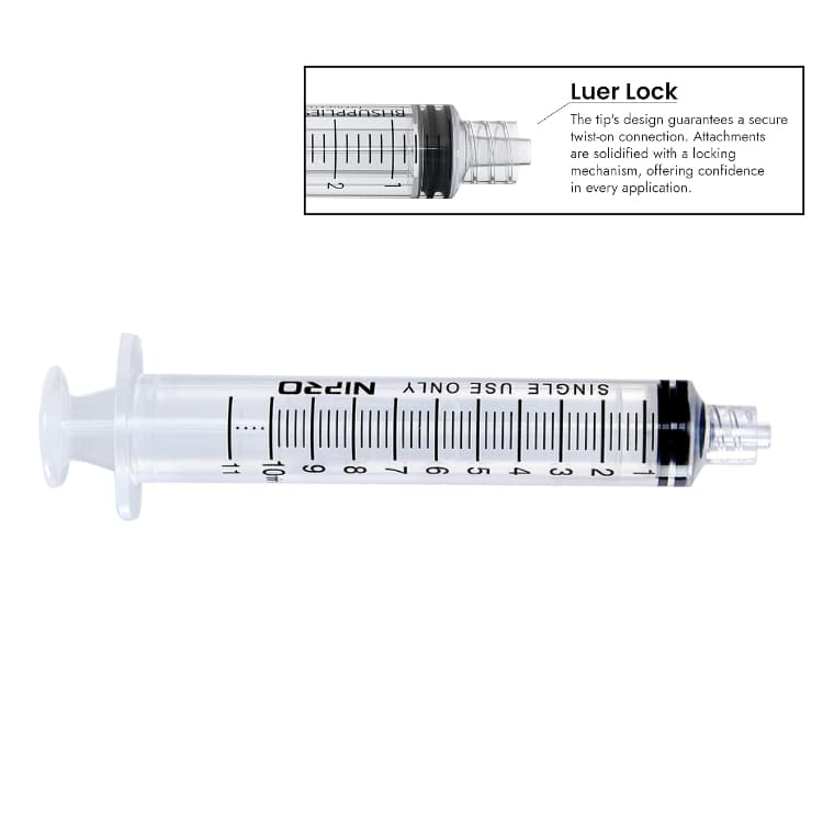 Syringe Nipro ไซริงค์ ขนาด 1 3 5 10 20 50 ml หลอดฉีดยา LS,LL,LDS รูปที่ 5