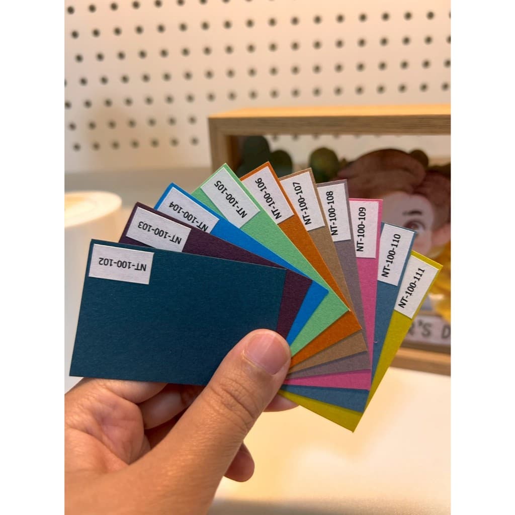 กระดาษสี 120 สี Set C 116 แกรม แบรนด์ NT Rasha Takeo สั่งขั้นต่ำ 5 แผ่น รูปที่ 5