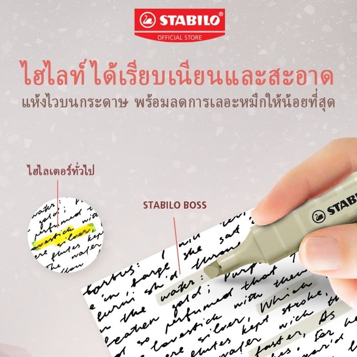 STABILO Swing Cool NatureColors ปากกาไฮไลต์ ปากกาเน้นข้อความ ชุด 18 สี รูปที่ 6