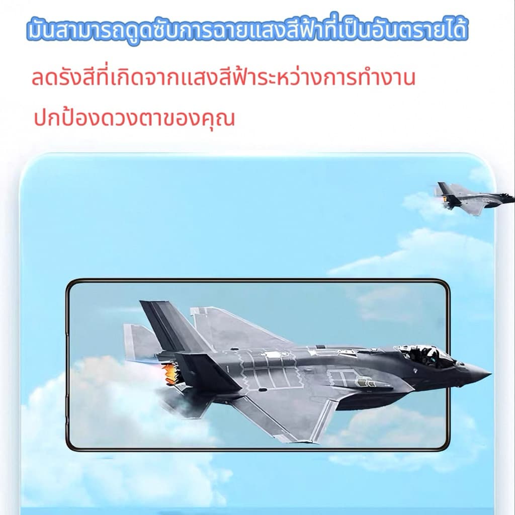 Weimiฟิล์มกระจกนิรภัยถนอมสายตา ผิวด้าน For XIAOMI POCO X8 PRO MAX M7 4G/5G M7 PLUS M7 Pro F6 F6PRO F7 F7PRO รูปที่ 9