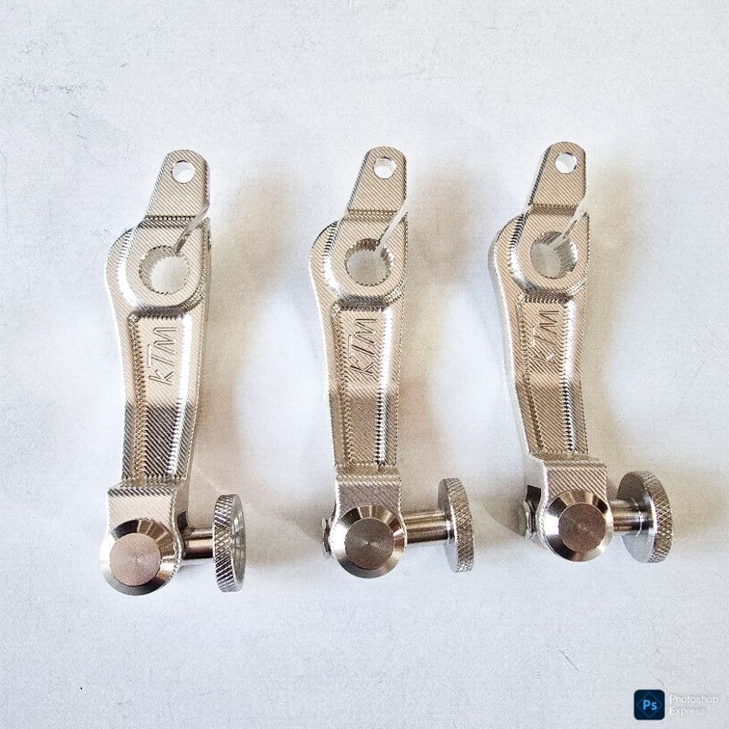 มือลิง KTM CNC ตัวปรับสแตนเลสแท้ รุ่นWAVE125/110i/ชุปเปอร์คัพ/ใส่เวฟได้ทุกรุ่น รูปที่ 6