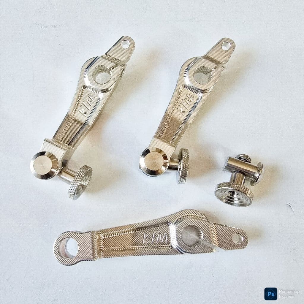มือลิง KTM CNC ตัวปรับสแตนเลสแท้ รุ่นWAVE125/110i/ชุปเปอร์คัพ/ใส่เวฟได้ทุกรุ่น รูปที่ 4