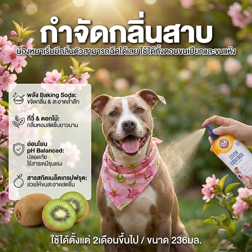 Arm and Hammer สเปรย์ดูแลขนสุนัข 236มล. รูปที่ 3