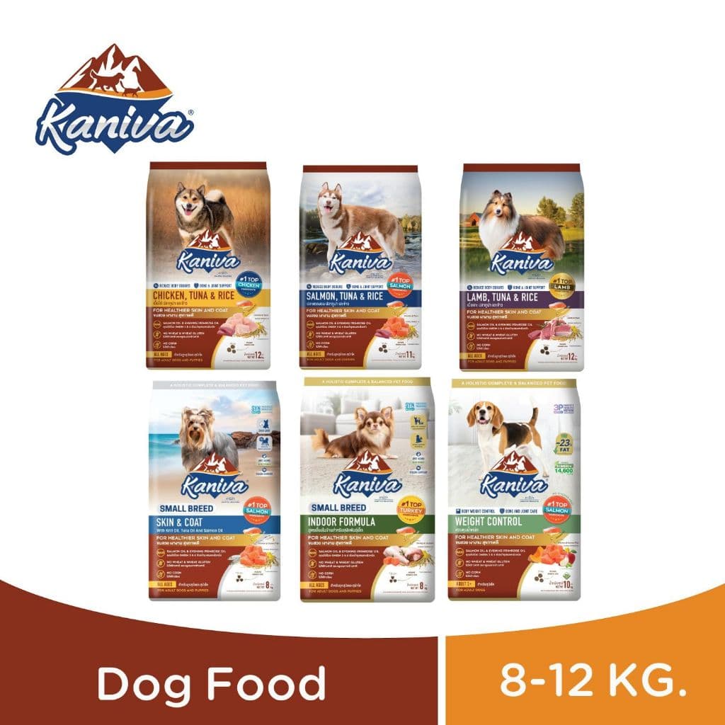 Kaniva Dog Food อาหารสุนัข ขนาด 8 - 12 KG. สำหรับสุนัข 4 เดือนขึ้นไป รูปที่ 1