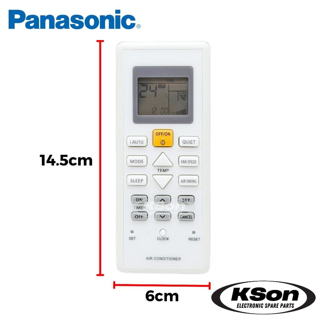 รีโมทแอร์ พานาโซนิค ใช้กับแอร์พานาได้ทุกรุ่น Universal Panasonic Aircon Remote Control รุ่น SX-2409 รูปที่ 7