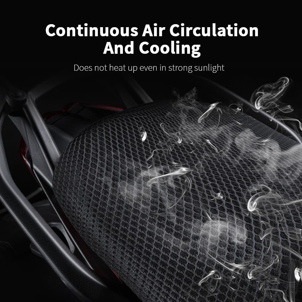 อุปกรณ์เสริมรถจักรยานยนต์ Anti-Slip 3D ผ้าตาข่ายที่นั่ง Breathable เบาะกันน้ําสําหรับ Honda PCX125 PCX150 PCX160 ADV160 รูปที่ 3