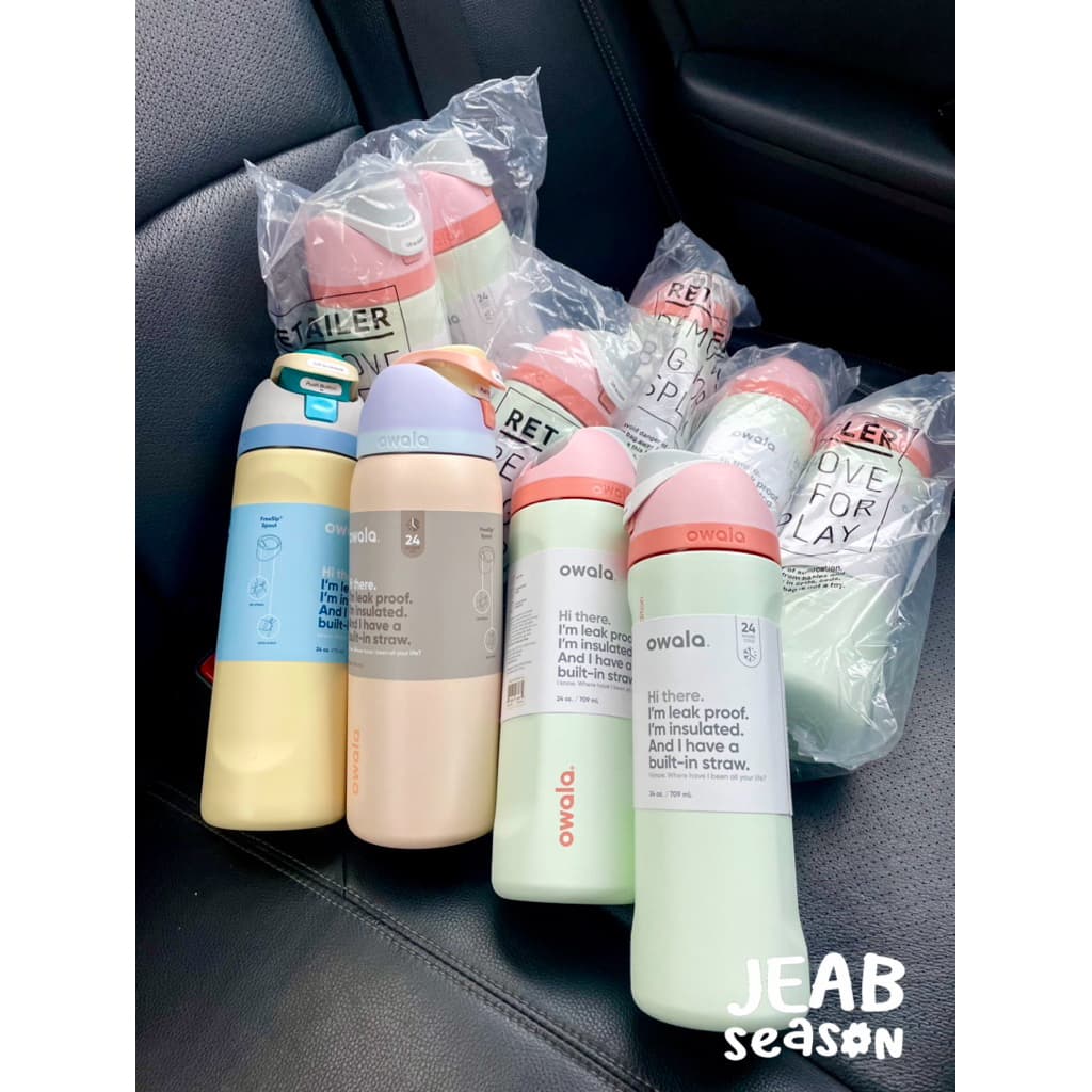 โอวาล่า ตระกร้านี้ ส่งด่วนได้ | Owala FreeSip อเมริกา 100% กระบอกน้ำ ขวดน้ำ Owala รูปที่ 5