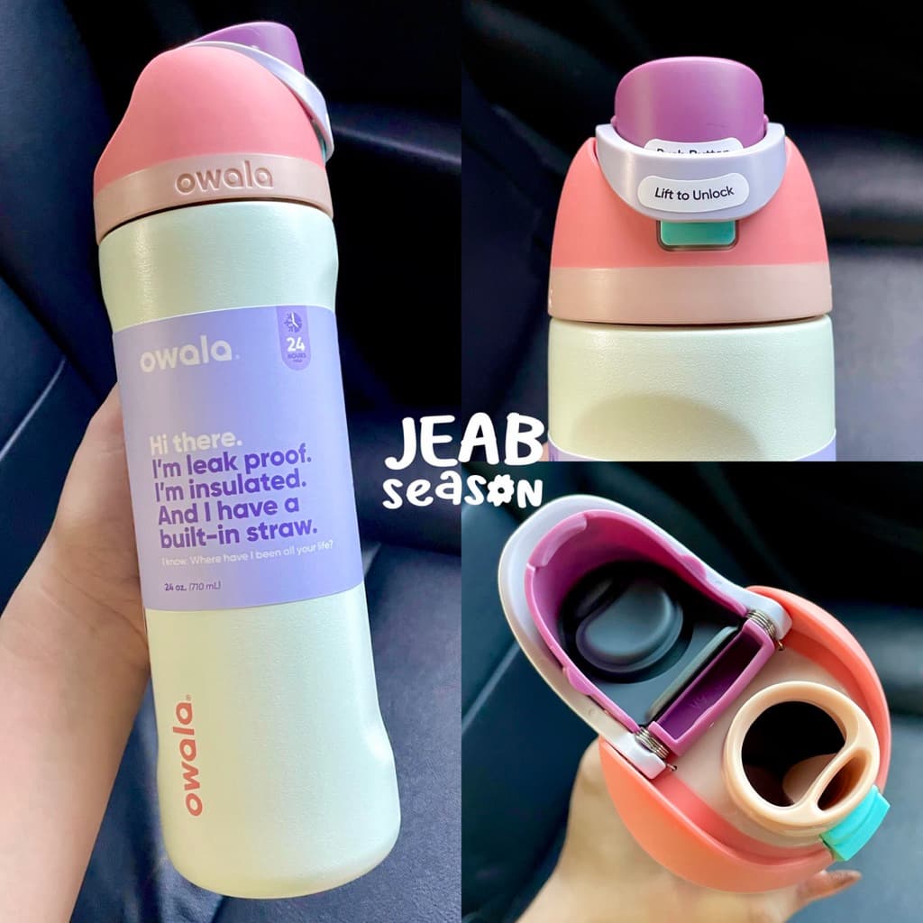 โอวาล่า ตระกร้านี้ ส่งด่วนได้ | Owala FreeSip อเมริกา 100% กระบอกน้ำ ขวดน้ำ Owala รูปที่ 8