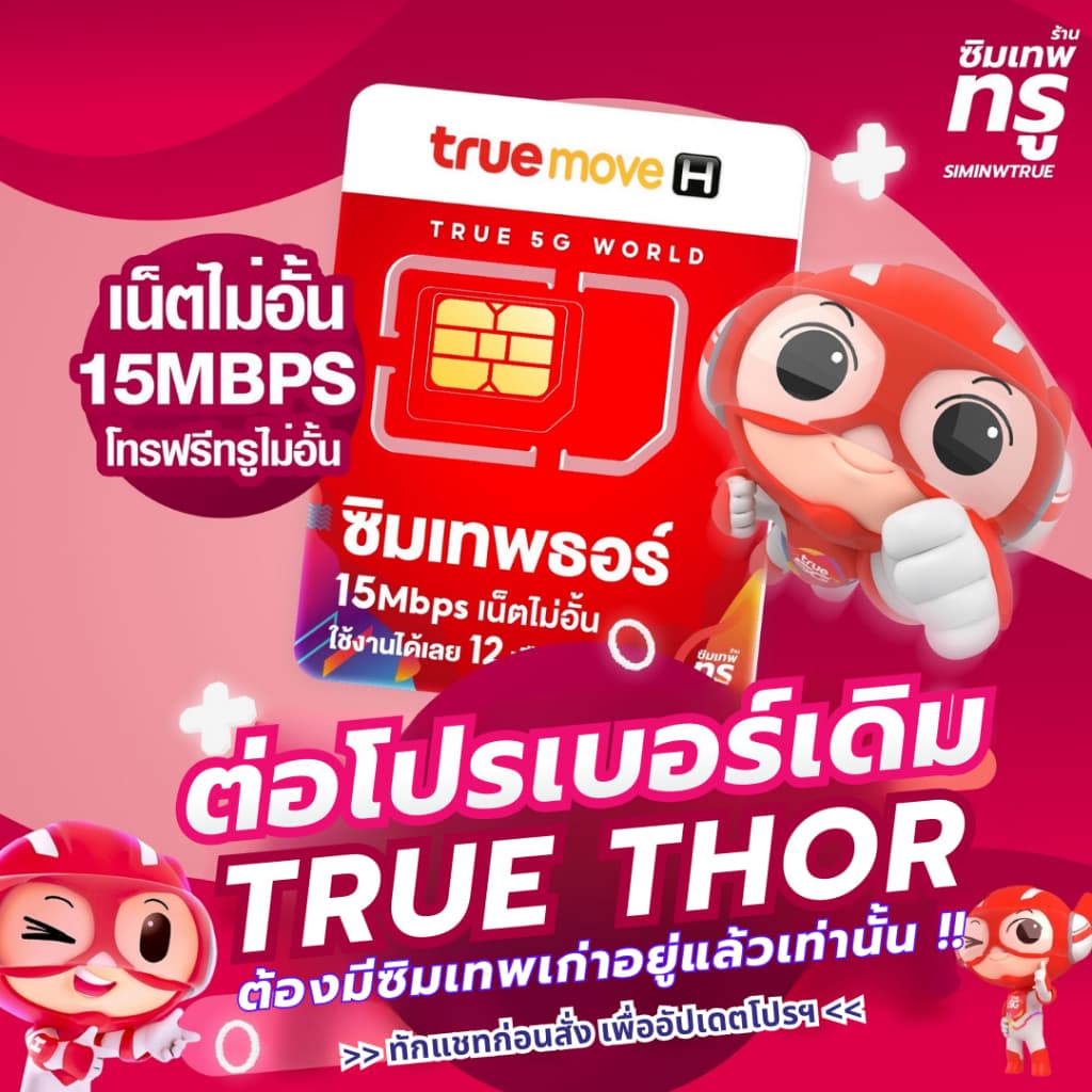 ซิมเทพ Thor ซิมเทพธอร์ ซิมเทพทรู ซิมเทพ ซิมเน็ต ซิมเน็ตรายปี ซิมรายปี simเทพ รูปที่ 2