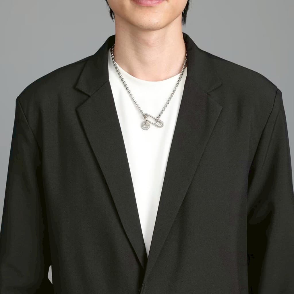 SUIT-M-04 เซ็ตสูทสีพื้น ใส่ทำงาน สไตล์เกาหลี สูทผู้ชายทรงหลวม เซ็ตสูทแฟชั่น ทรงสวยผ้านิ่มใส่สบาย รูปที่ 6