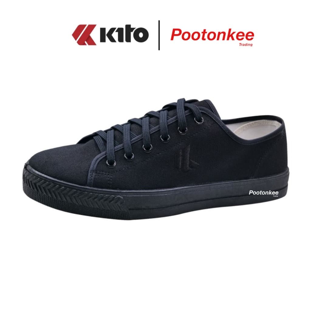 Kito รุ่น BR27 รองเท้าผ้าใบ กีโต้ รองเท้านักเรียน สีขาว สีดำ ไซส์ 32-45 รูปที่ 3