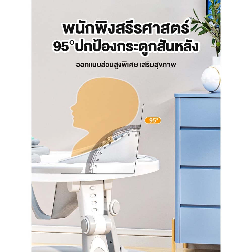 Beige รถเข็นเด็ก รถหัดเดินเด็ก รถฝึกเดินสำหรับเด็ก ป้องกันขาโก่ง มีเพลง มีไฟ ที่นั่งปรับได้ 0-6 ปี รูปที่ 4