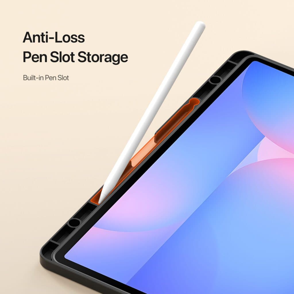 Dux Ducis รุ่น VERS เคส Samsung Tab 10 Lite/S10 FE/S9 FE/S9/S11/S10 FE+/S9 FE+/S9+/S10+ เคสกันกระแทกขอบTPUช่องใส่ปากกา รูปที่ 5