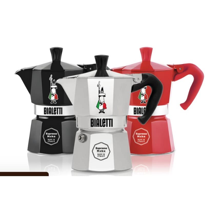 Bialetti หม้อต้มกาแฟ Moka Pot รุ่น Moka Express 6 cup Black omino italian/ รูปที่ 2