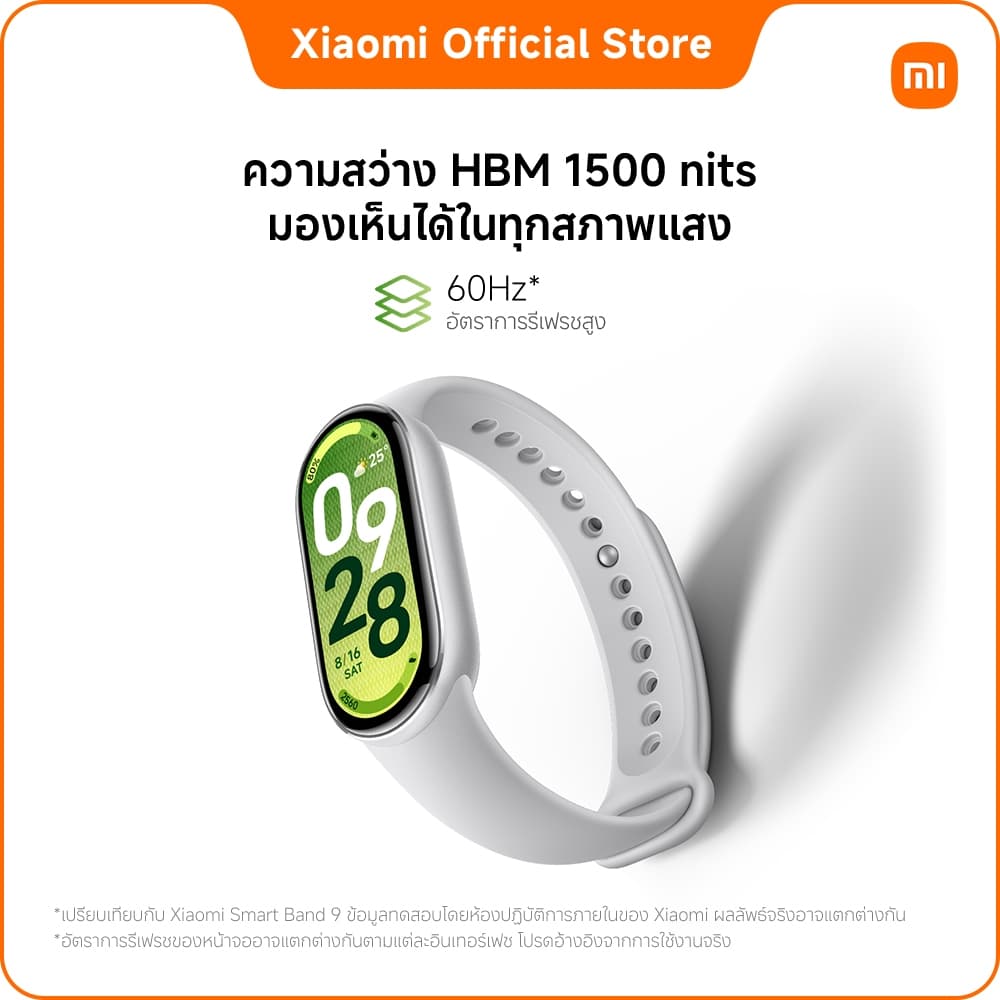 Xiaomi Smart Band 10 Pro/10 | หน้าจอ AMOLED ใหญ่ | ใช้งานนาน 21 วัน | โหมดกีฬา 150+ | กันน้ำ 5ATM | ตรวจสุขภาพ รูปที่ 8