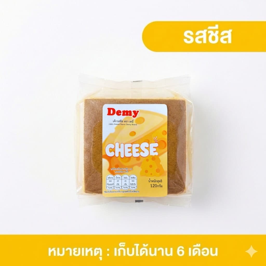 ขนมเค้กไข่ใต้หวัน หอมนุ่ม ขนาด 120 กรัม Ranli มีหลากรส รูปที่ 5
