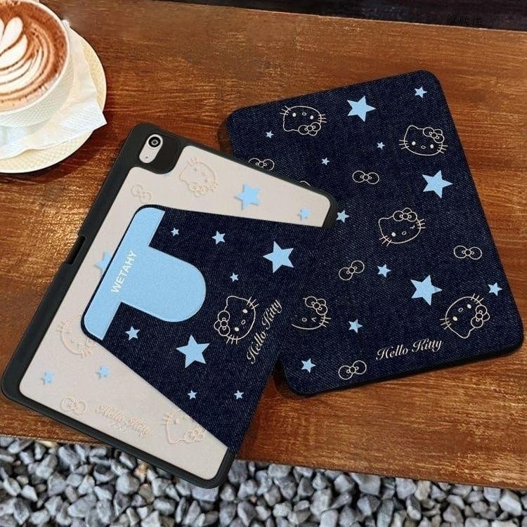 จัดส่งทันทีเคสไอแพด การหมุน 360 องศา Hellokitty Air8 11 Gen9 Air7/6 13 Star เคสiPad Gen6 Air5 รูปที่ 4