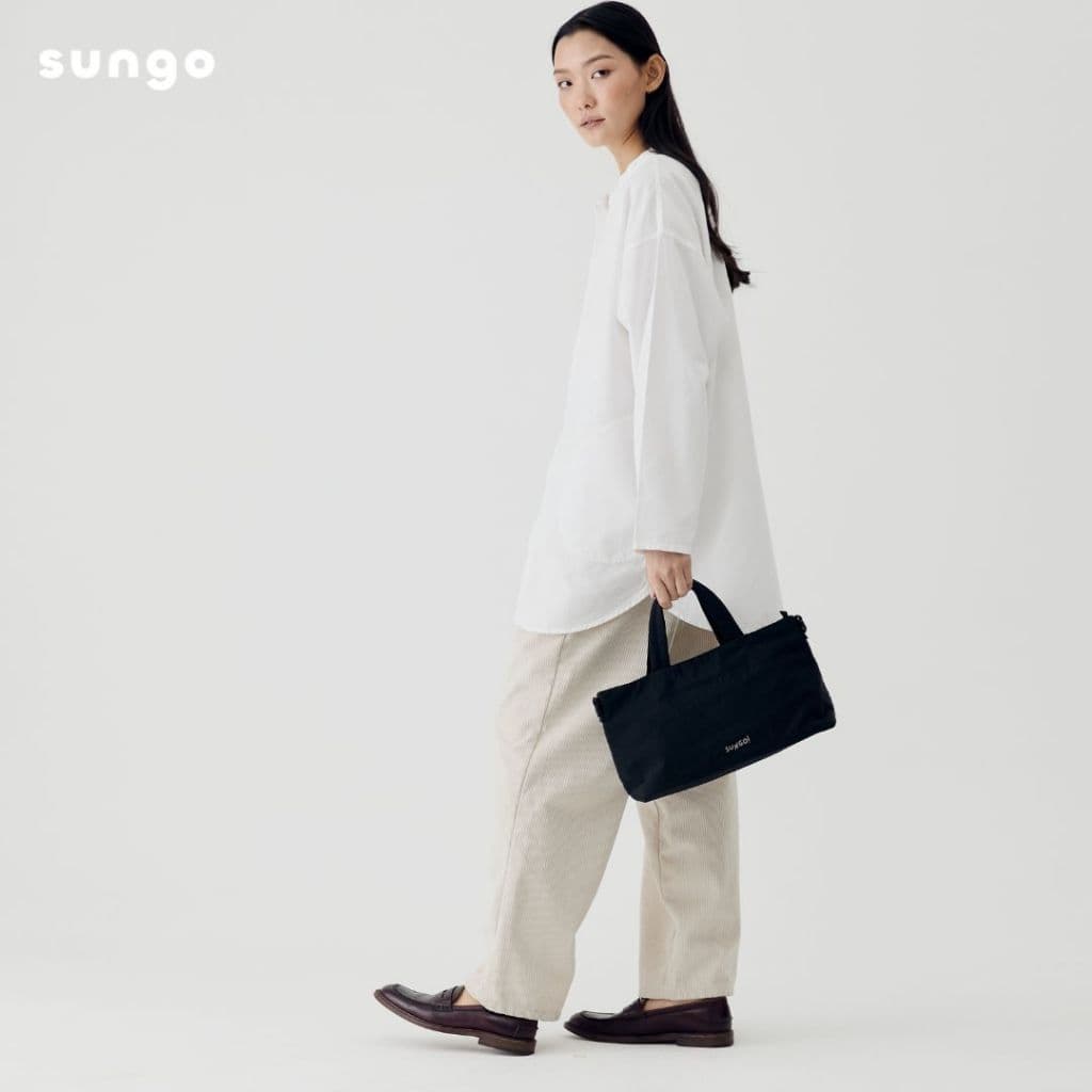 Sungo Lulu Handbag กระเป๋าโท้ท ผ้าไนลอน จุของเยอะ Large Capacity Hand Bag ผู้หญิง รูปที่ 5