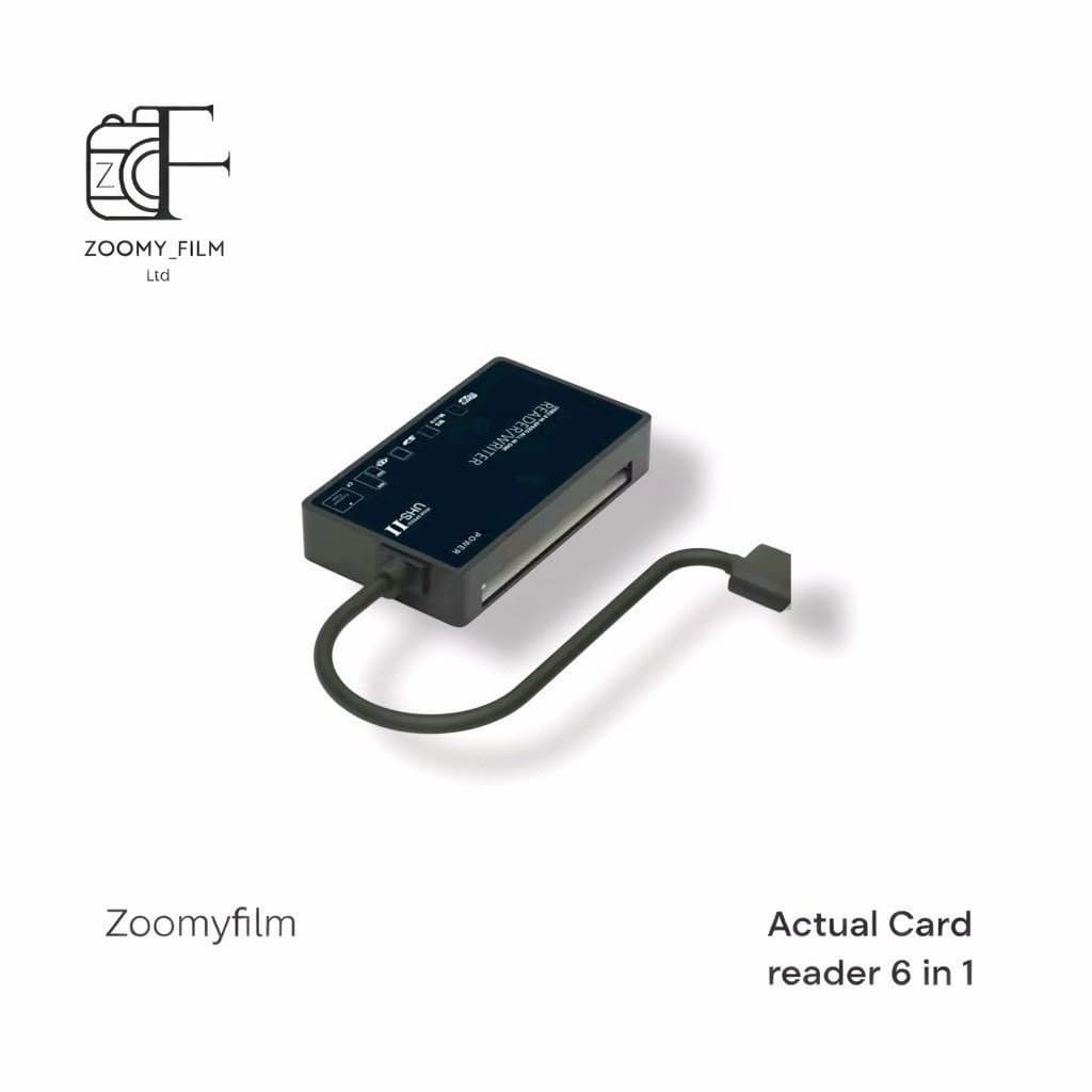 Actual Card Reader 6 in 1 การ์ดรีดเดอร์ USB-C 6 ช่อง รองรับ SD TF CF MS XD M2 รูปที่ 2